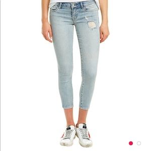 J Brand Low-Rise Crop Jeans
